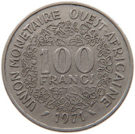 WEST AFRICAN STATES 100 FRANCS 1971 #s090 0177 - Andere - Afrika