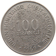 WEST AFRICA 100 FRANCS 1969 #s092 0311 - Andere - Afrika