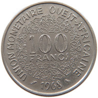 WEST AFRICA 100 FRANCS 1968 #s092 0313 - Other - Africa