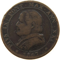 VATICAN SOLDO 1867 #s098 0297 - Vaticano