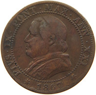 VATICAN SOLDO 1867 #s098 0285 - Vaticano