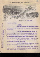 18) Ancienne Papier à Entête Flanelle, Cotonnade - A.Suchel - Thizy - 1926. - 1900 – 1949