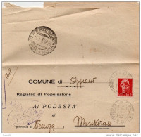 1946  LETTERA CON ANNULLO    OPPEANO VERONA - Storia Postale