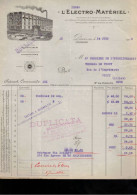 18) Ancienne Papier à Entête L' électro-Matériel - Paris -1914. - 1900 – 1949