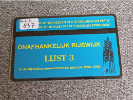 NETHERLANDS - RCZ837 - Onafhankelijk Rijswijk Lijst 3 - 1.000 EX. - Privadas