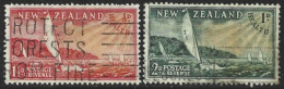 New Zealand 1951. Scott #B38-9 (U) Racing Yachts  *Complete Issue* - Dienstmarken