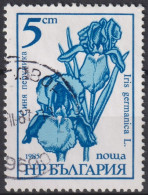 1987 Bulgarien ° Mi:BG 3405b, Iris Germanica, Gartenblumen - Oblitérés