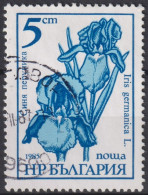 1987 Bulgarien ° Mi:BG 3405b, Iris Germanica, Gartenblumen - Used Stamps