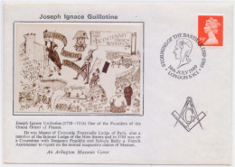 JOSEPH IGNACE FAMOUS LODGE OF NINE SISTERS, Freemasonry, Masonic Limited Only 125 Cover Issued Great Britain Cover - Franc-Maçonnerie