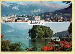 74. ANNECY Et Son Lac – 2 Vues / Blason (voir Scan Recto/verso) - Annecy-le-Vieux