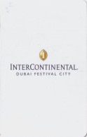 EMIRATI ARABI KEY HOTEL    InterContinental Dubai Festival City - Hotel Keycards