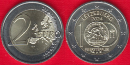 Luxembourg 2 Euro 2024 "Feiersteppler" BiMetallic UNC - Luxemburg