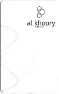 EMIRATI ARABI KEY HOTEL   Al Khoory Hotels - Hotel Keycards