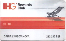 EMIRATI ARABI KEY HOTEL   IHG Rewards Club - +971 4 429 0 530 (CDC-13) - Hotel Keycards