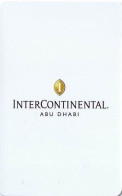 EMIRATI ARABI KEY HOTEL    InterContinental Abu Dhabi - Hotel Keycards