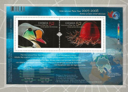 Canada 2007 International Polar Year, Mi Bloc 91, MNH(**) - Nuevos