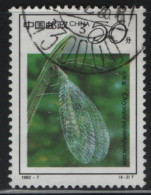 China People's Republic 1992 Used Sc 2395 50f Green Lacewing - Usados