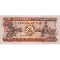 Billet, Mozambique, 50 Meticais, 1986-06-16, KM:129b, NEUF - Moçambique