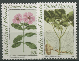 UNO New York 1990 Heilpflanzen Immergrün Ginseng 600/01 Postfrisch - Ungebraucht