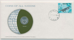Ruanda 1978 Weltkugel Numisbrief 1 Franc (N344) - Rwanda