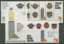 Ostafrikanische Gem. 1973 Int. Währungsfond Und Weltbank 255/58 Postfrisch - Kenya, Uganda & Tanzania