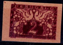 CZECHOSLOVAKIA  1920 COUPLE OF PIGEONS STAMP PROOF MI No 195 MNH VF!! - Prove E Ristampe