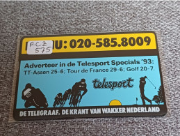 NETHERLANDS - RCZ575 - De Telegraaf Telesport - BICYCLE - GOLF - MOTORBIKE - 1.530 EX. - Privé