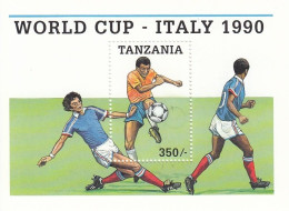 TANZANIA Block 113,unused (**) Football - Tanzania (1964-...)