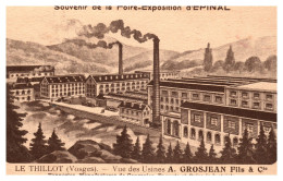 Souvenir De La Foire-Exposition D'Epinal - Vue Des Usines Grosjean Le Thillot - Le Thillot