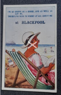 IM BROWN AS A BERRY AT BLACKPOOL OLD COLOUR POSTCARD LANCASHIRE BAMFORTH SEASIDE COMIC NO 1669 - Blackpool