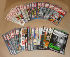 ATHLETICS WEEKLY 1997 - BUNDLE MAGAZINE SET – LOT OF 40 OUT OF 53 - TRACK AND FIELD - 1950-Now