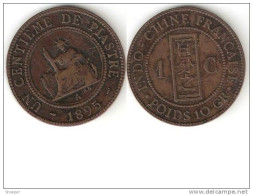 *indo-china 1 Cent 1895 Km 7 Vf !!! Rare Coin !!!! - Sonstige & Ohne Zuordnung