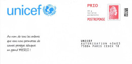 Prêt à Poster Réponse U.N.I.C.E.F. - PAP: Antwort