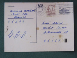 Czech Republic 1995 Stationery Postcard Hora Rip Mountain Sent Locally - Storia Postale