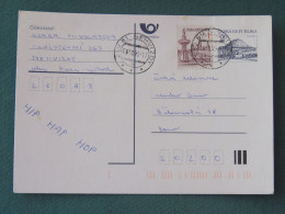 Czech Republic 1995 Stationery Postcard Hora Rip Mountain Sent Locally - Lettres & Documents