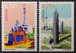 España Spain 2004  Arquitectura  Mi 3992/93  Yt 3697/98 Edi 4118/19   Nuevo New MNH ** - Otros & Sin Clasificación