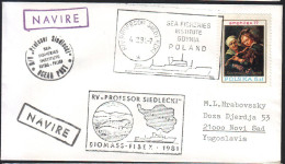 POLAND - POLSKIE ANTARTCTIC  RV PROFESOR SIEDLECKI  Via NEVIRE - 1981 - Expéditions Antarctiques