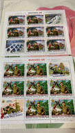 Korea Stamp 2024 Red Guards Flags Uniform Soldiers Sheet Perf Gun Protectors MNH - Korea (Nord-)