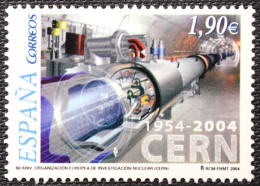 España Spain  2004  CERN  Mi 3995  Yv 3700  Edi 4121  Nuevo New MNH ** - Atomo