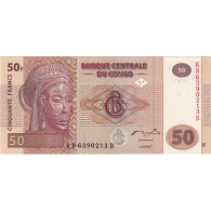 Billet, Congo Democratic Republic, 50 Francs, 2007-07-31, KM:97a, NEUF - Demokratische Republik Kongo & Zaire