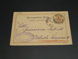 Austria 1894 Triest Postal Card Corner Folds *33599 - Autres & Non Classés