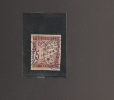 Rare Timbre Taxe 5 Francs à Percevoir Colonies Générales No 17 Obliteree CV100€ - Impuestos