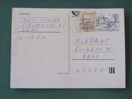 Czech Republic 1997 Stationery Postcard 3 + 1 Kcs Sent Locally - Lettres & Documents