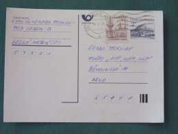 Czech Republic 1997 Stationery Postcard Hora Rip Mountain Sent Locally - Covers & Documents