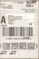 Label Paketfach Salzburg - Cartas & Documentos
