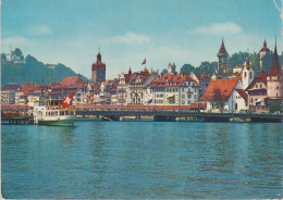 AKCH Switzerland Postcards Lucerne- Bridge And View Of The Old City / Zurich - General View - Quai Bridge - Utoquai - Verzamelingen & Kavels