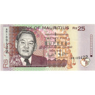 Billet, Mauritius, 25 Rupees, 2013, NEUF - Mauricio