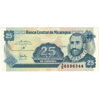 Billet, Nicaragua, 25 Centavos, Undated (1991), Undated (1991), KM:170a, NEUF - Nicaragua