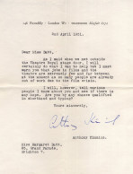 Anthony Kimmins OBE Film Director Antique Hand Signed Letter - Actors & Comedians