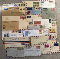 Worldwide 20 Commercial Covers Nice Franking Cover - Postzegeldozen